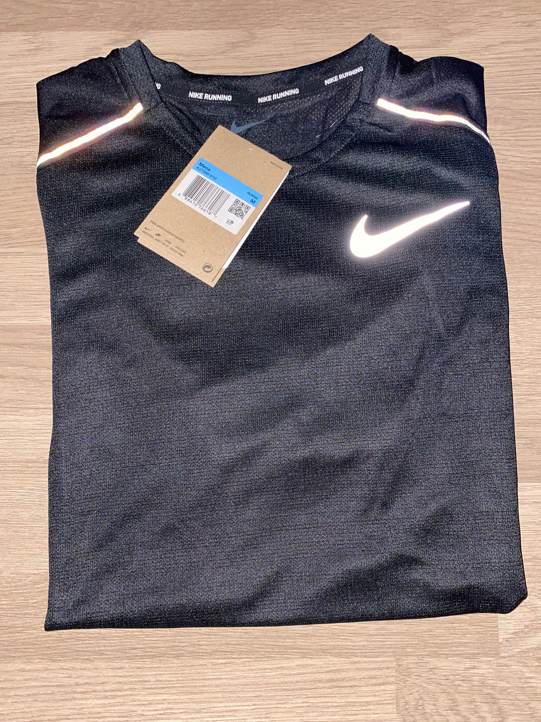 Nike miler 1.0 T-shirt in black