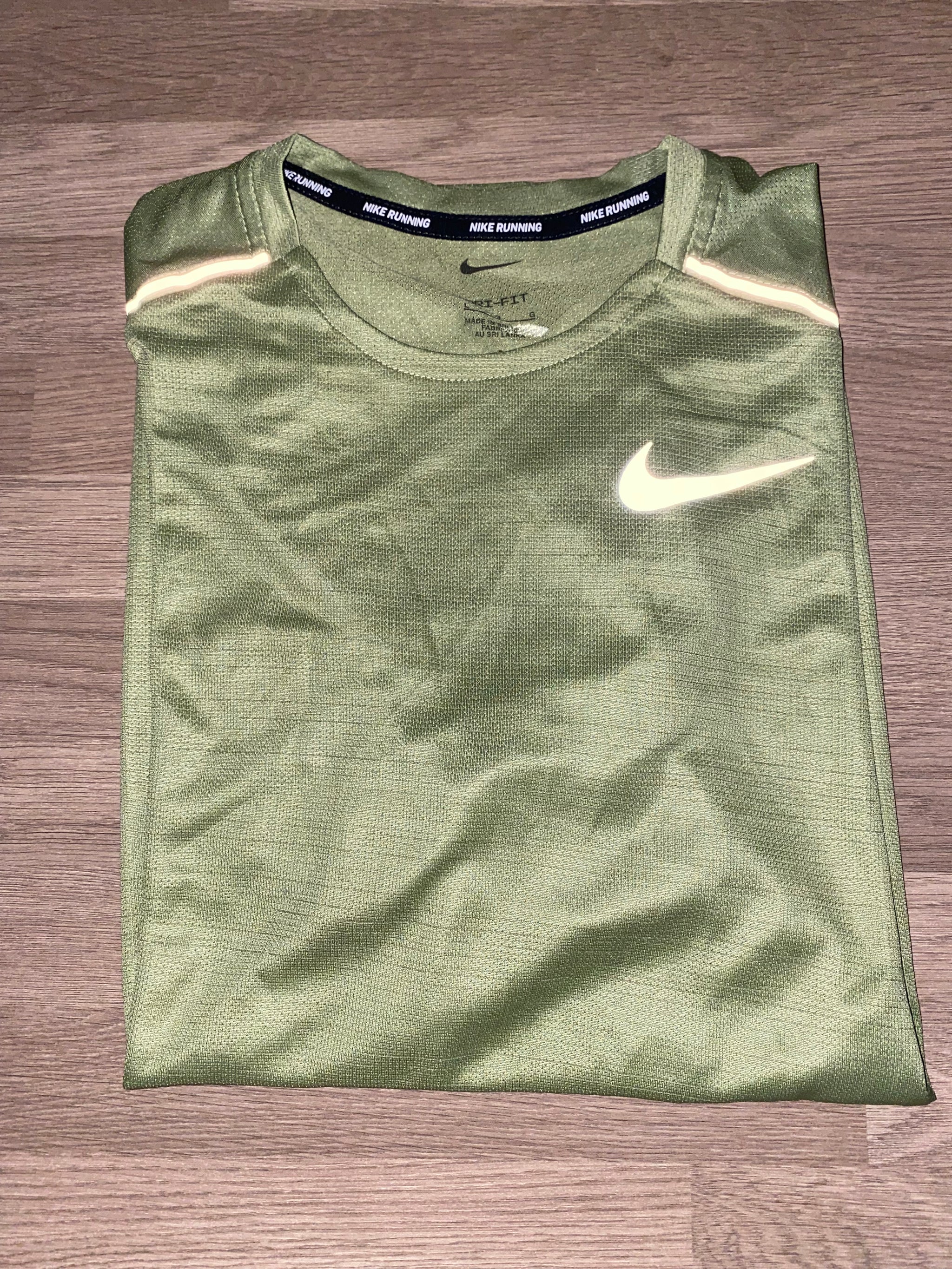 nike miler khaki