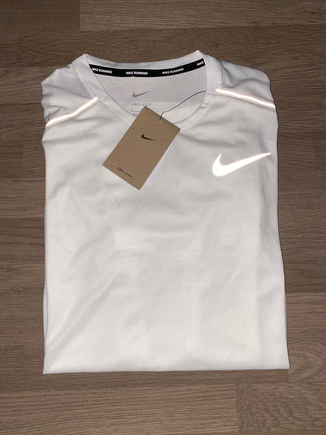 Nike Miler 1.0 t-shirt in white