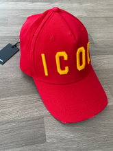 Load image into Gallery viewer, Dsquared2 ICON distressed red cap
