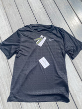 Load image into Gallery viewer, Nike black Dri-Fit miler UV running division T-shirt
