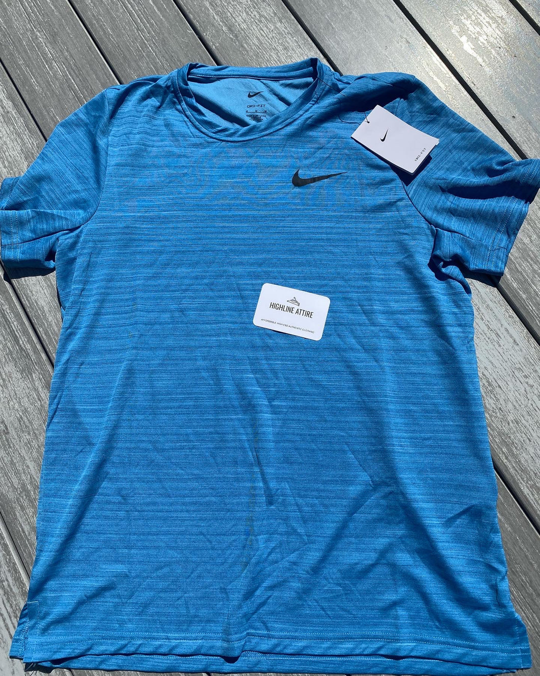 Nike blue Dri-Fit pro T-shirt