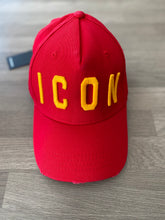 Load image into Gallery viewer, Dsquared2 ICON distressed red cap
