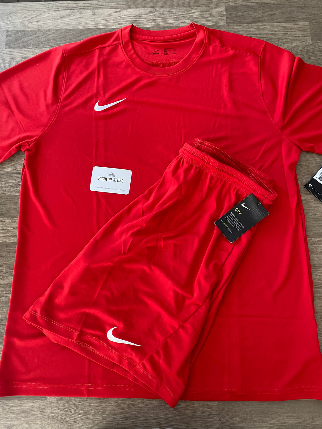 Nike academy set in red